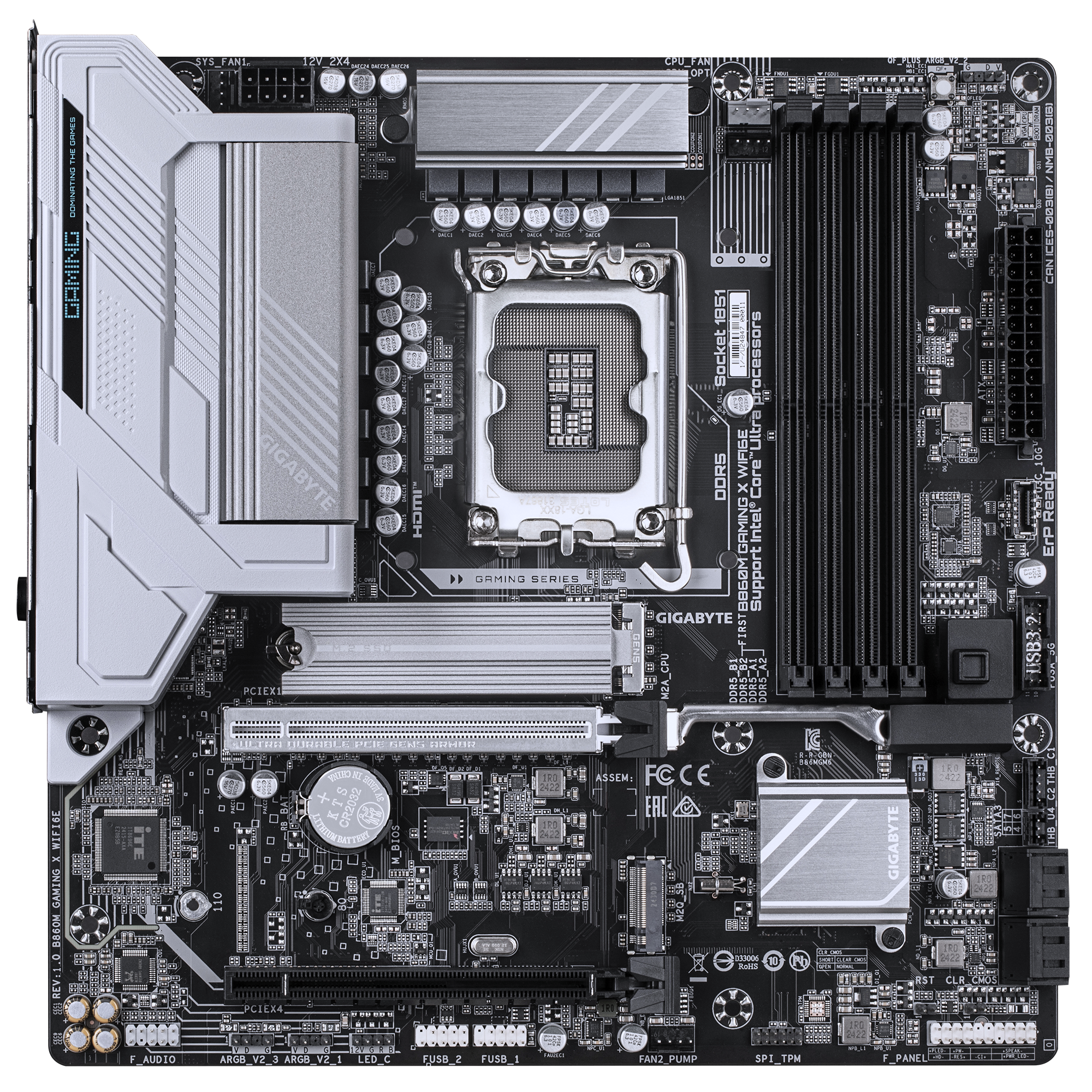 Материнская плата GIGABYTE B860M GAMING X WIFI6E